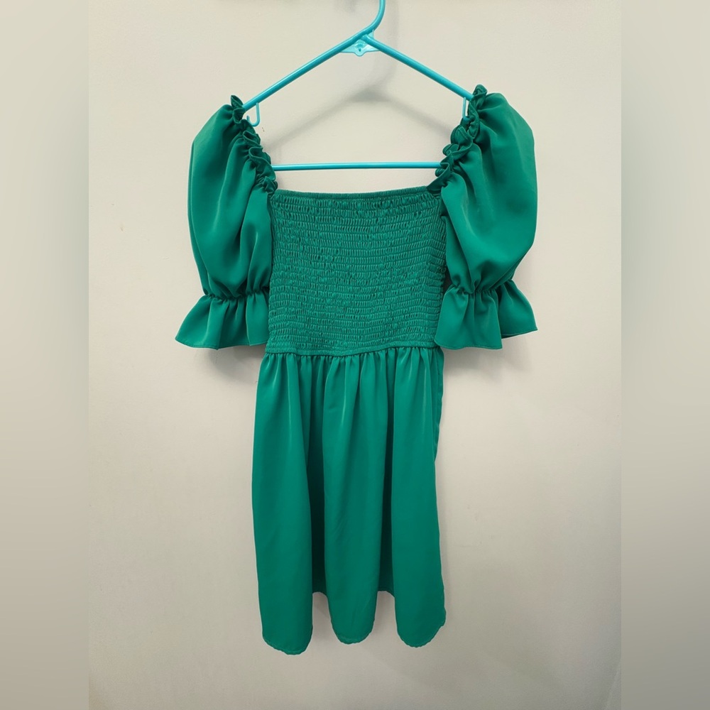 green amazon dress size xs
